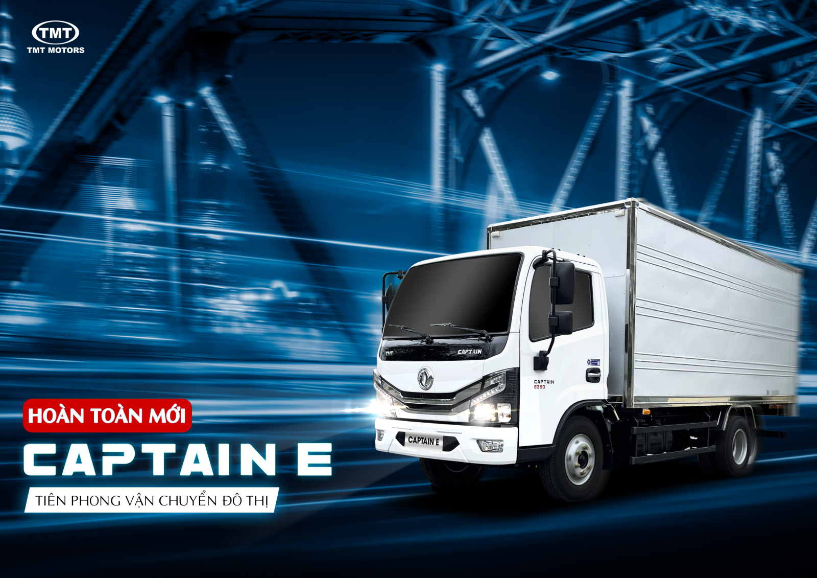 TMT Motors ra mắt 2 mẫu xe tải nhẹ CAPTAIN E hoàn toàn mới
